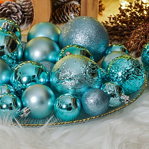 45pcs Christmas Ball Ornaments for Christmas Trees Decorations