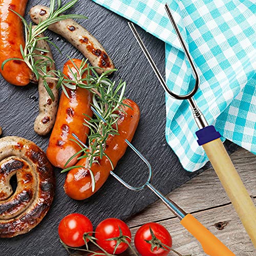 Marshmallow Roasting Sticks  Extend 45" -Smores Sticks for Fire Pit