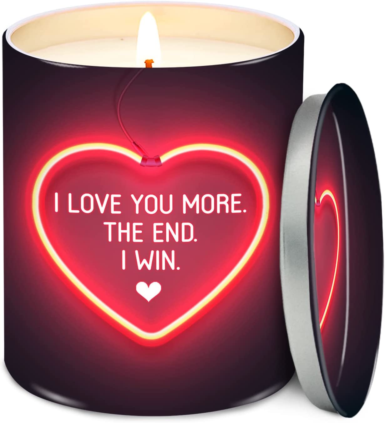 Valentines Day Candles Gifts for Couples- Scented Candle 10oz