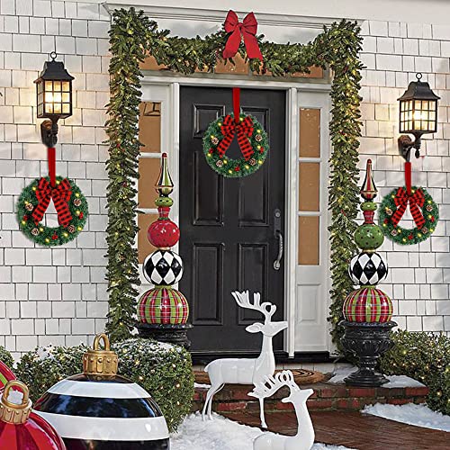 3 Pcs Mini Christmas Wreath Christmas Decoration