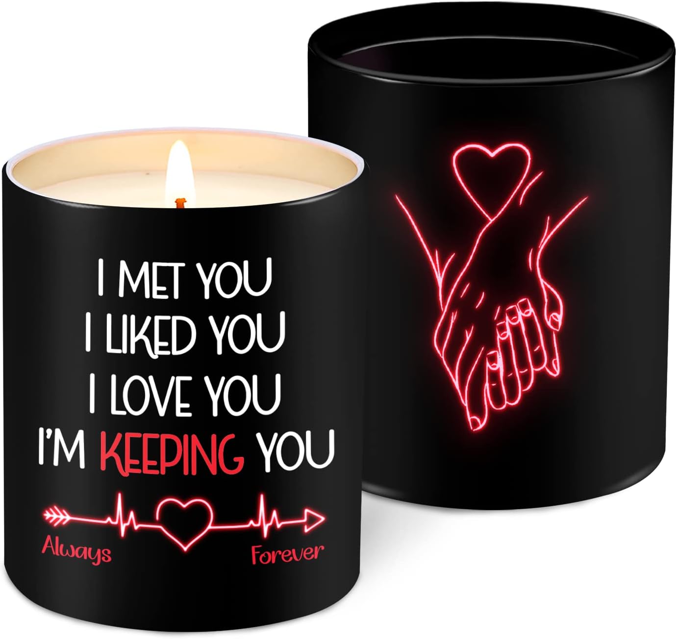 Anniversary, Christmas, Birthday Gifts for Him, Her, Couple Valentines Day Gifts for Girlfriend, Boyfriend, Wife, Husband, Wedding, Romantic Gifts for Couples, Lavender Scented Candle 10oz