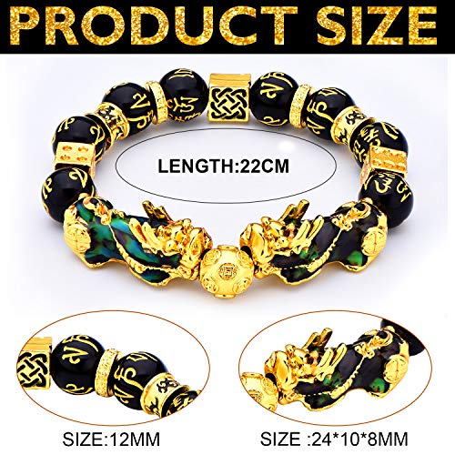 4 Piece Feng Shui Pi Xiu Pi Yao Bracelet Necklace Set