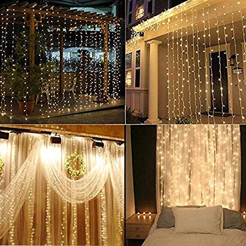 306 LED Window Curtain String Light