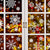 284 Pcs Window Clings Slickers for Christmas Decorations