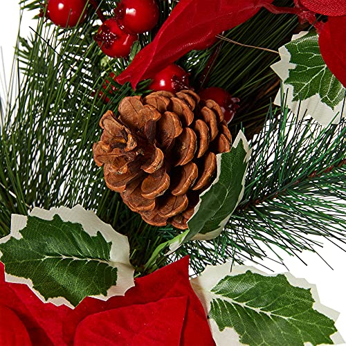 24 Inch Prelit Christmas Wreath Decoration