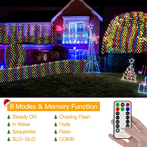 9.8x6.6ft 200 LED Christmas Net Lights