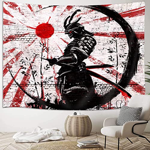 Japanese Samurai Art Tapestry Wall Decoration