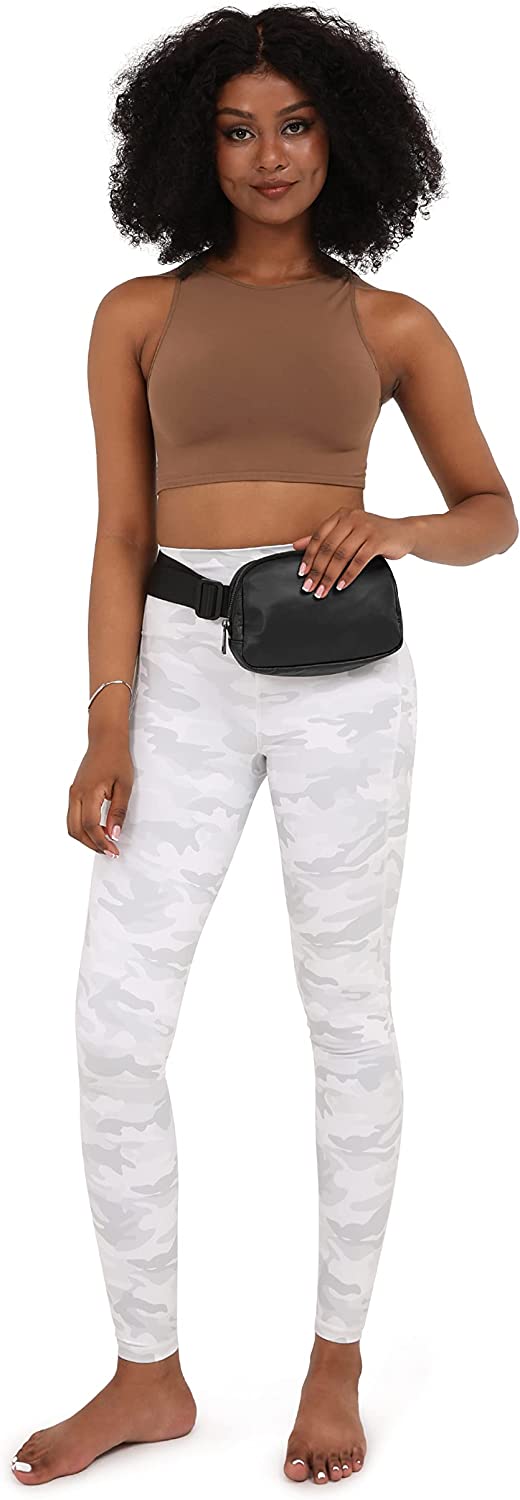 Mini Belt Bag with Adjustable Strap, PU Fanny Pack Small Waist Pouch for Workout Running Travelling Hiking, Matt Black