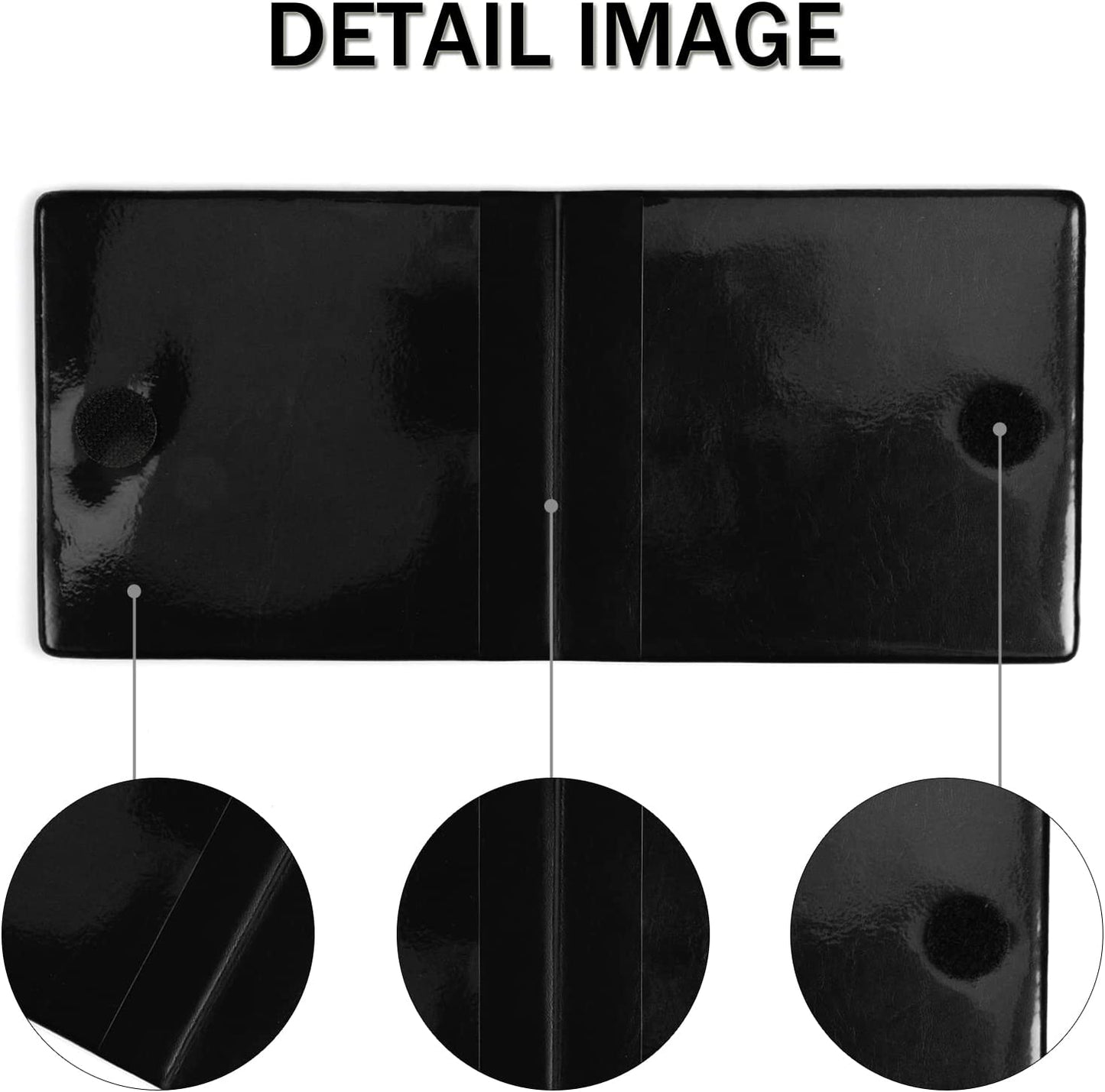 Auto Car Essential, Car Registration and Insurance Card Documents Holder2-Pack (Black)