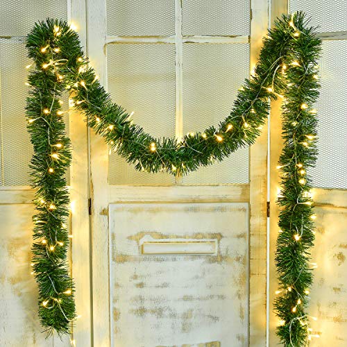 16.5 Ft Christmas Garland w/ 50 LED Light