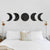 Moon Phases Mirror Set Boho Decor Halloween Scandinavian Natrual Black Wall Decoration