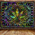 Leaf Tapestry, Tie Dye Leaf Mystic Trippy Hippie Sun Moon for Wall Decoration