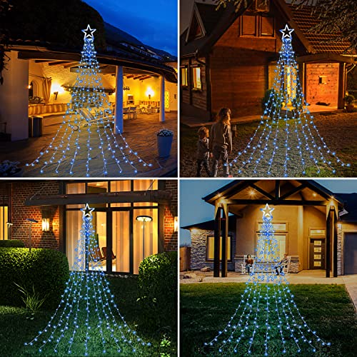 320 LEDs Christmas Decorations Star String Lights