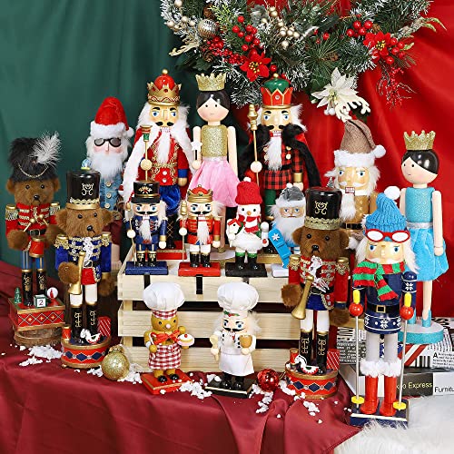 14 Inch Christmas Nutcracker Figures for Home Decoration