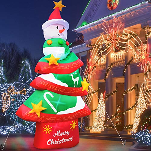 12 Feet Christmas Tree Inflatables Decoration w/ LEDs