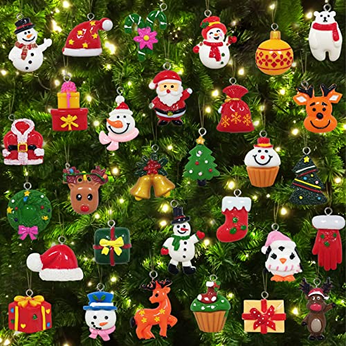 28pcs/30pcs Mini Christmas Ornaments Set