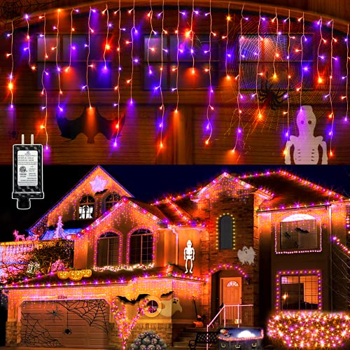 400 LED 32.8 FT 8 Modes 75 Drops Fairy String Curtain Lights for Christmas Decor