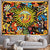 Trippy Sublime Sun Psychedelic Tapestry for Wall Decor