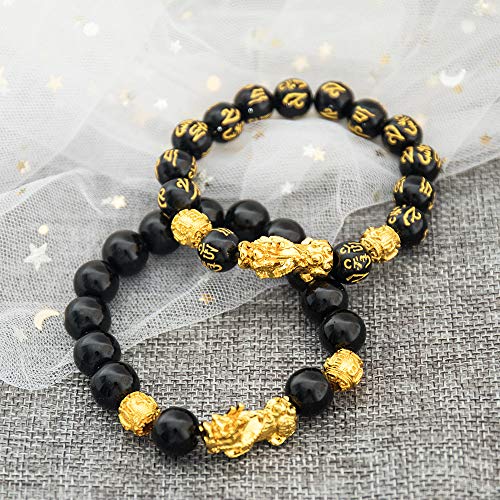 12 Pieces Feng Shui Bracelets Lucky Bracelet Temple Kai Guang  Amulet