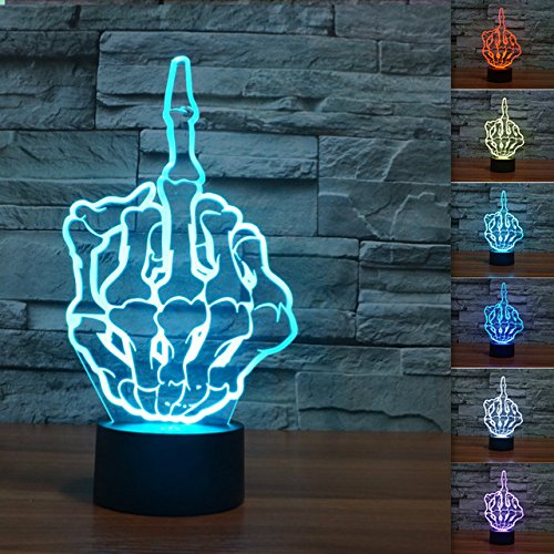 Funny Home Decoration Night Lamp 3D Switch LED Desk Light