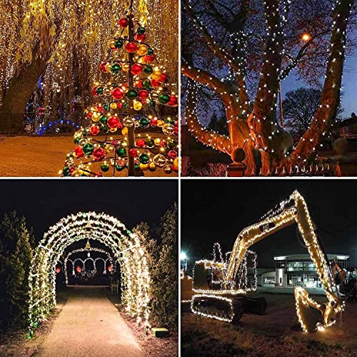 2-Pack 66FT 200 LED Christmas Lights