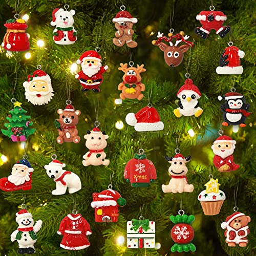 Miniatures Christmas Ornaments for Mini Tree Decorations