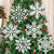 6pcs Large White Snowflakes Christmas Ornaments