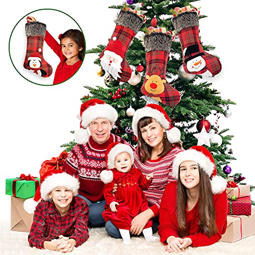 19" Christmas Stocking-4 Pack