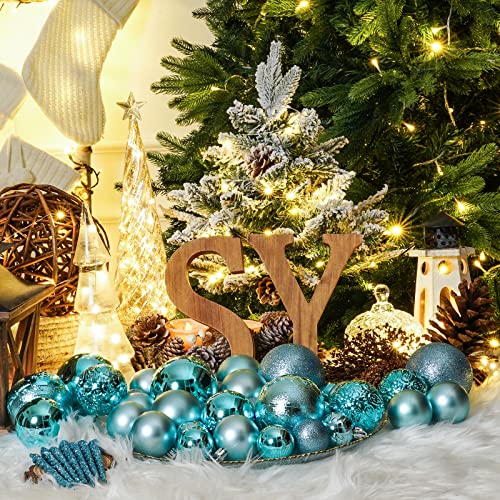 45pcs Christmas Ball Ornaments for Christmas Trees Decorations