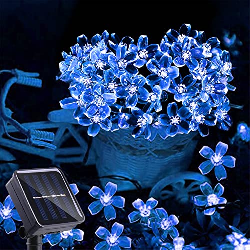 Waterproof Solar Flower Christmas String Fairy Lights