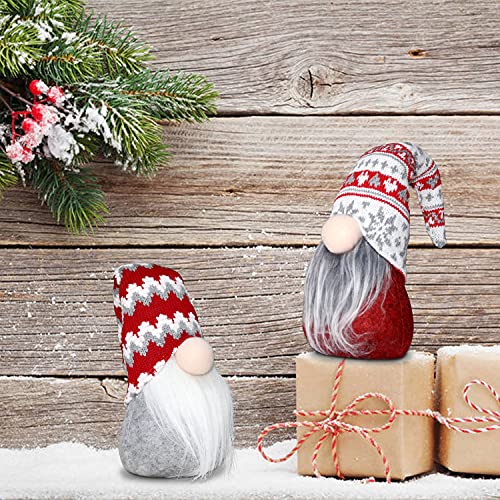 Set of 3 Christmas Gnomes Plush Decorations