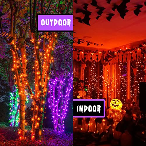 82 FT 200 LED Halloween String Lights & Spooky Music Motion Sensor