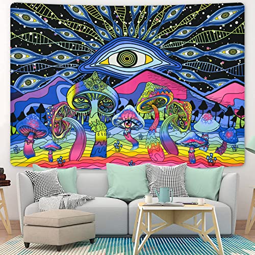 Mushroom Eyes Tapestry for Wall Decoration