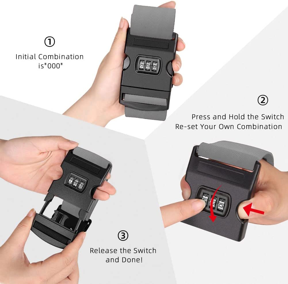 Fridge Freezer Refrigerator Cabinet Lock Latch, (2 Packs) Adjustable French Door Guard for Toddlers Children No Drill No Screw No Adhesive (2 Packs Grey)