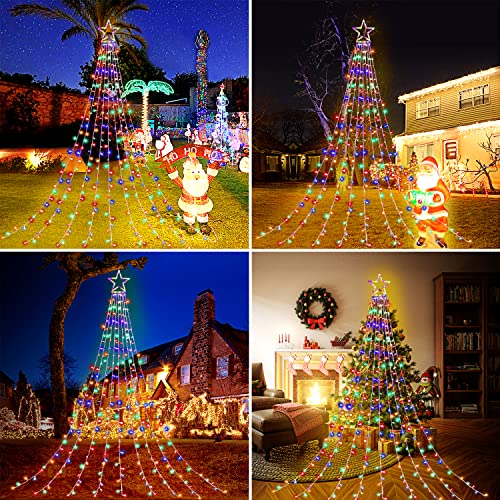 320 LEDs Christmas Decorations Star String Lights