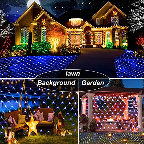 Christmas Net Lights 200 LED 9.8ft x 6.6ft w/ 11 Modes & Remote