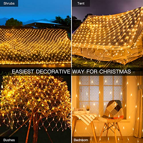 9.8x6.6ft 200 LED Christmas Net Lights