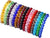 15Pcs 8mm Beaded Stretch Bracelet Handmade Round Glass Bracelet for Women Multicolor Matte Beads Elastic