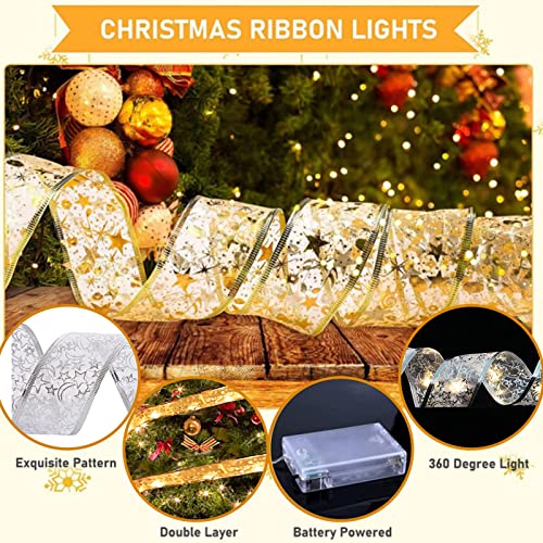 13.12ft LED Ribbon Christmas Lights Decoration