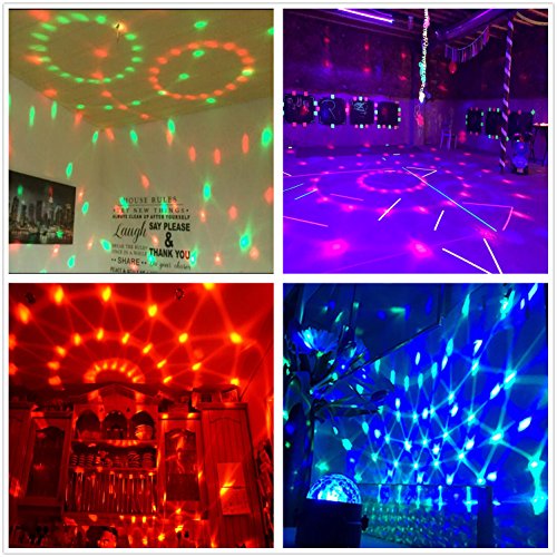 Disco Ball Disco Party Lights Sound Activated Light With Remote Control DJ