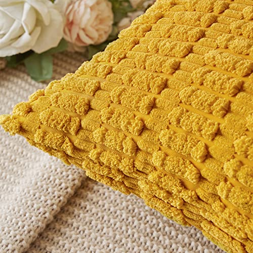 Pack of 2 Decorative Fall Throw Pillow Covers 18x18 Inch Pillow for Sofa Living Room Couch Bed