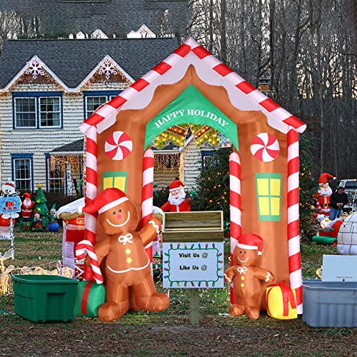 9.97 ft Inflatable Christmas Arch Outdoor Decoration