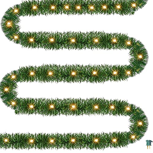 Prelit 15 FT Artificial Christmas Garland Decoration