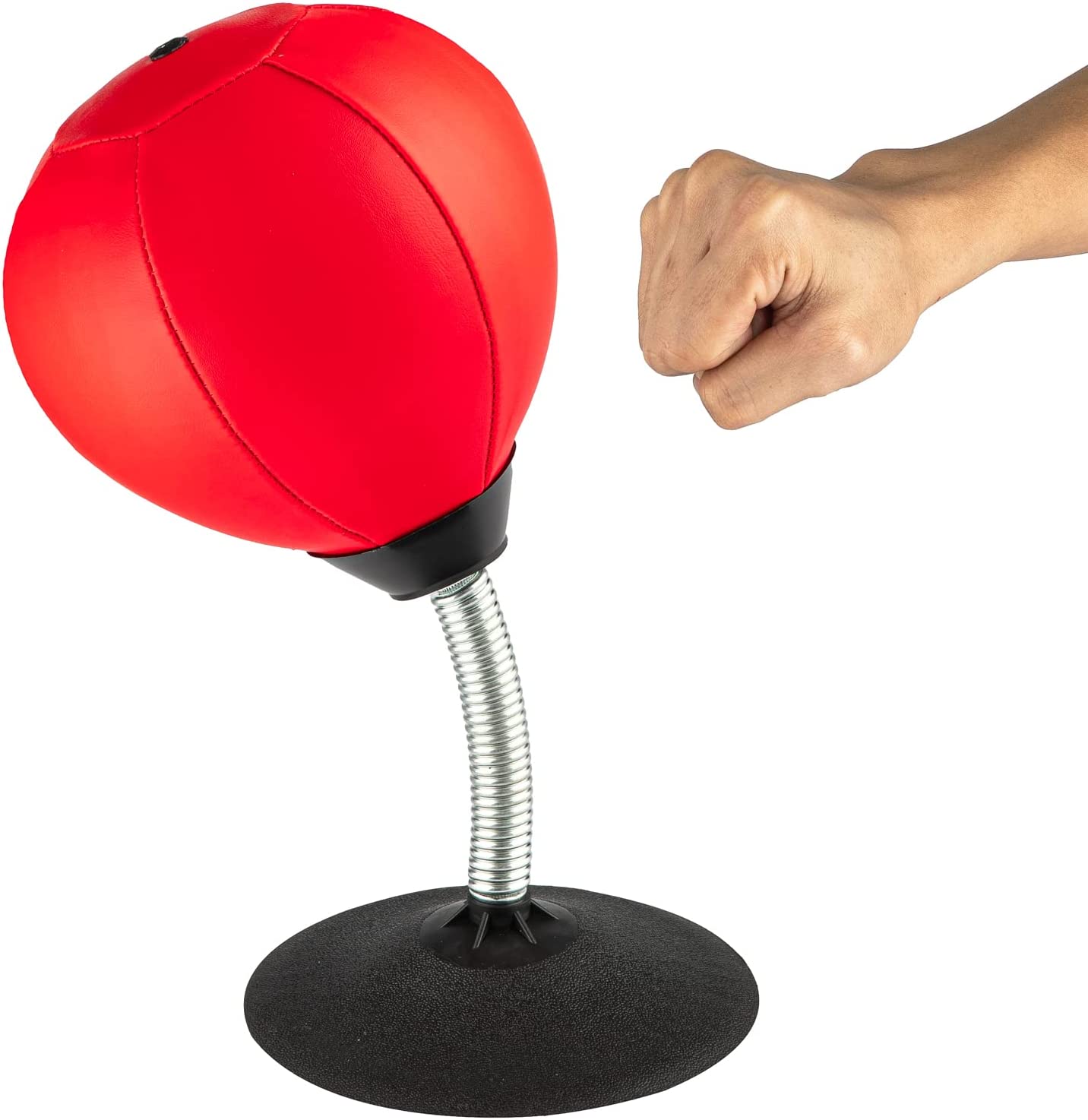 Stress Buster Desktop Punching Bag - Suctions to Your Desk, Heavy Duty