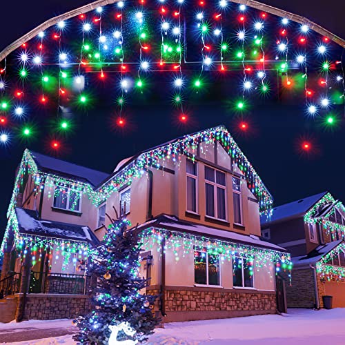 400LED 8 Modes 75 Drops Hanging Christmas Lights