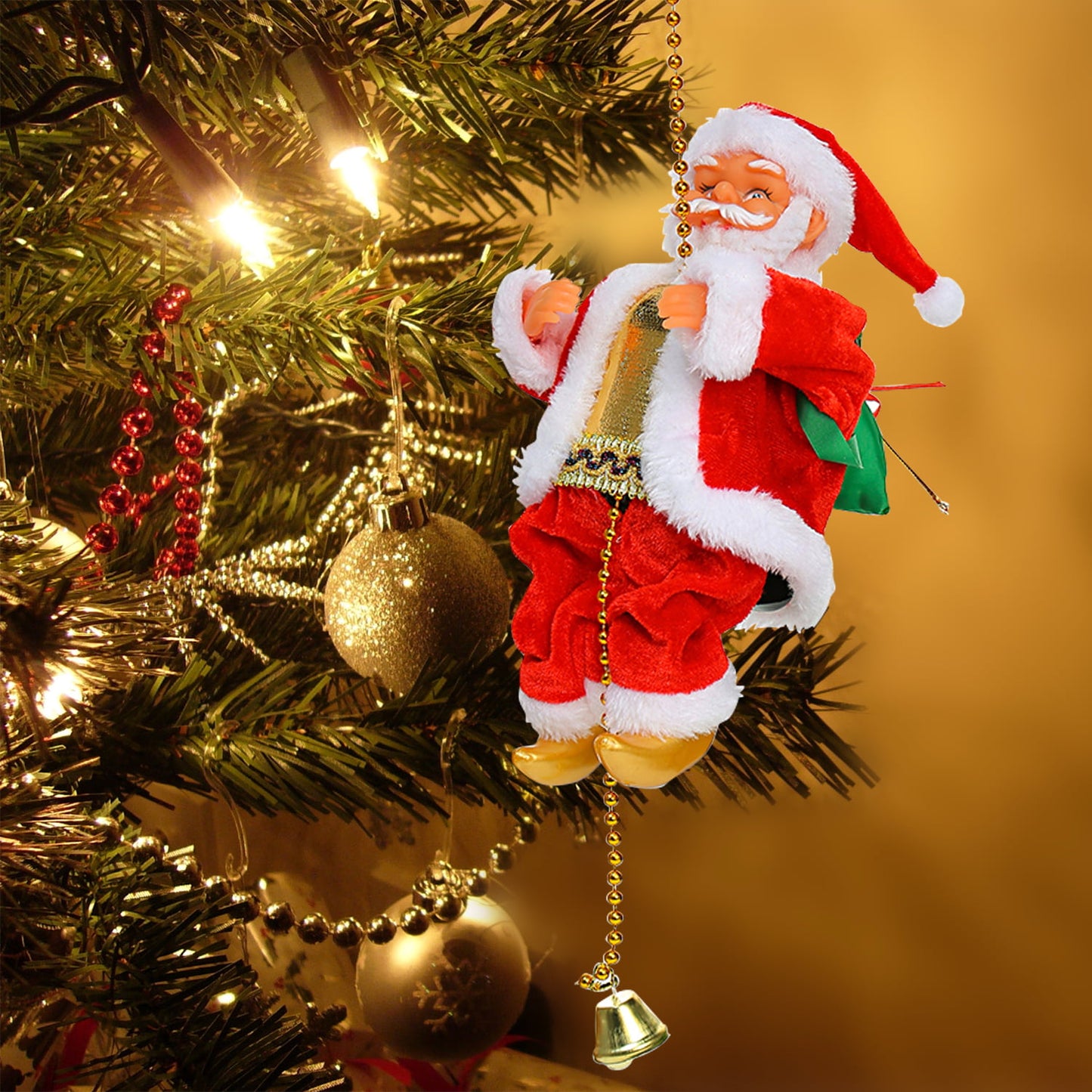 Climbing Santa Claus Decoration