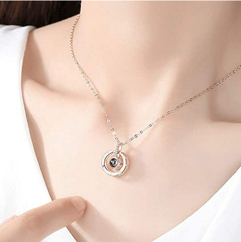 I Love You Necklace Gift for Women