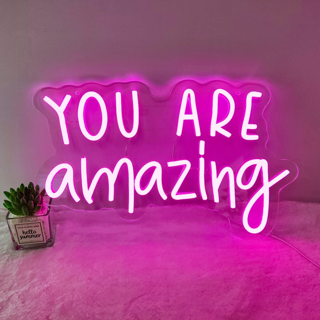 You Are Amazing LED Neon Light Wall Decoration