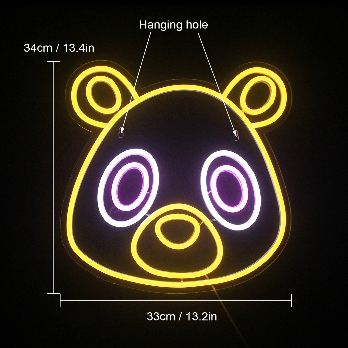 Bear Neon Light for Home Decoration