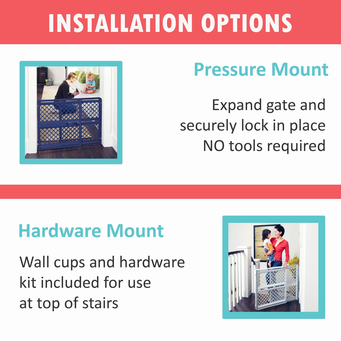 Classic Baby Gate, 26''- 42''